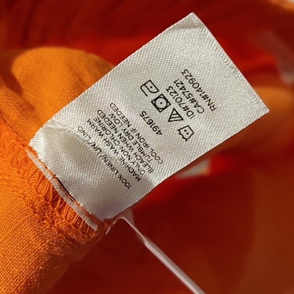 LOU & GREY NWT, high waisted linen shorts - Picture 4 of 5